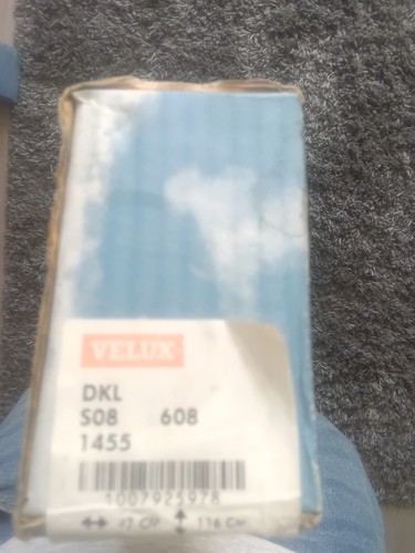 New velux dkl - velux, manual