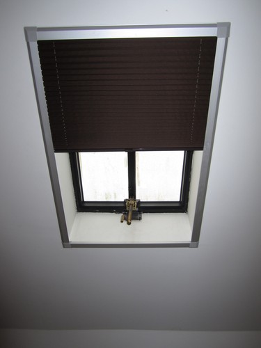 Skylight pleated roof - roof, blinds